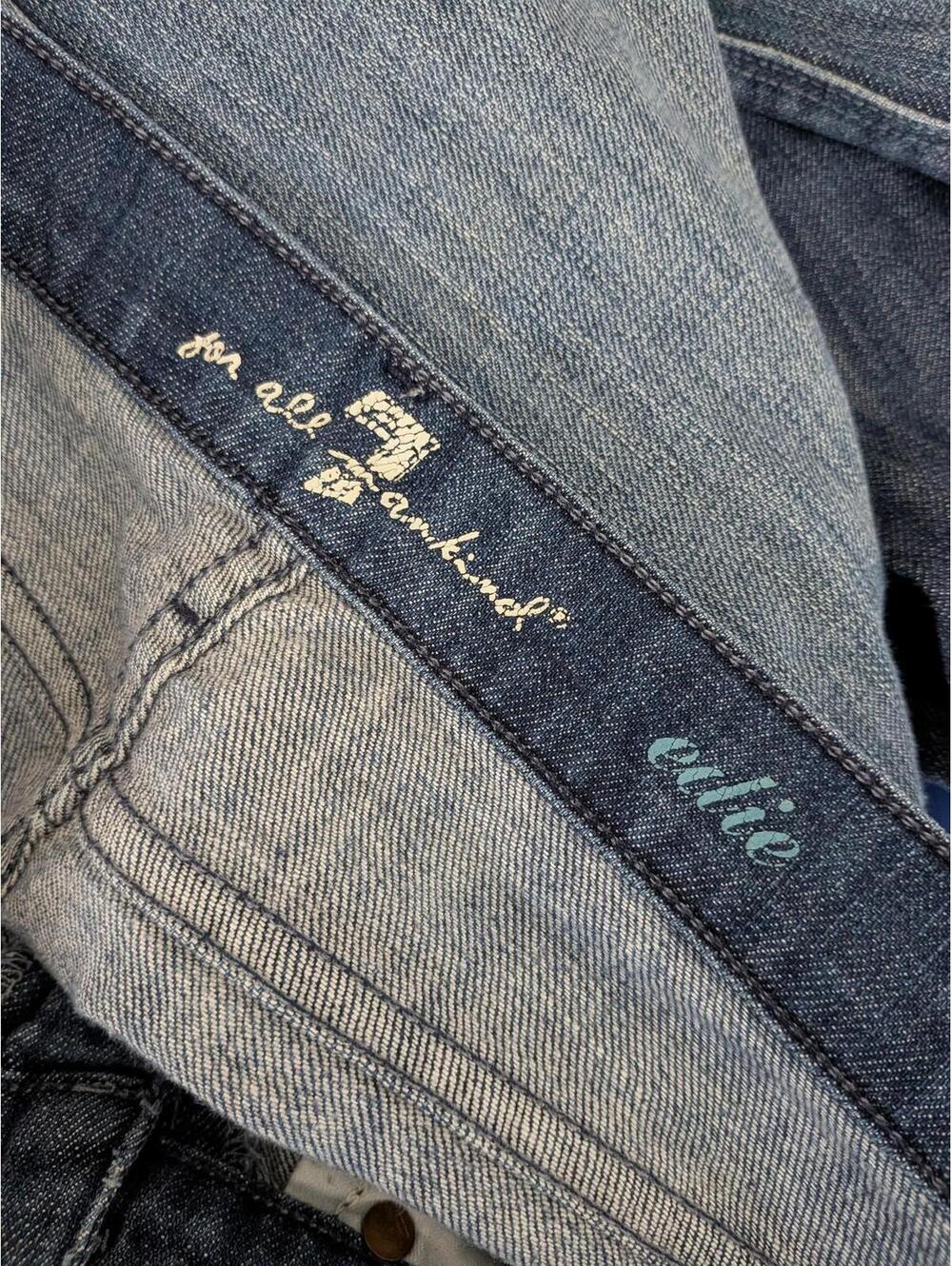 7 For All Mankind Jeans Womens 27 Blue Mid Rise Edie Skinny Embroidered Denim - Picture 7 of 7